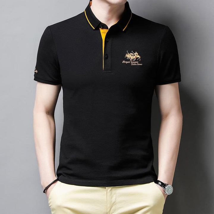 Lässiges Poloshirt Mit Knöpfen Für Herren | Kurzarm