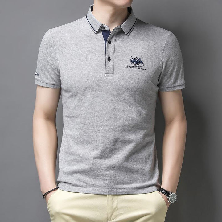 Lässiges Poloshirt Mit Knöpfen Für Herren | Kurzarm