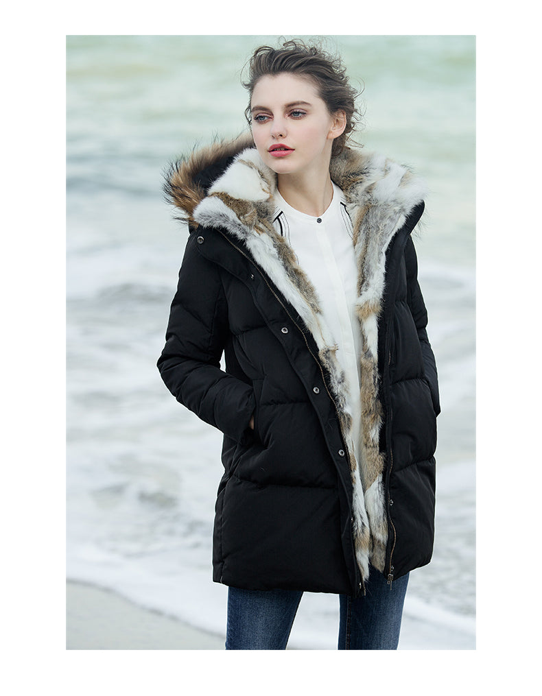 Herminy | Damen Winter Parka Jacke | Wärme
