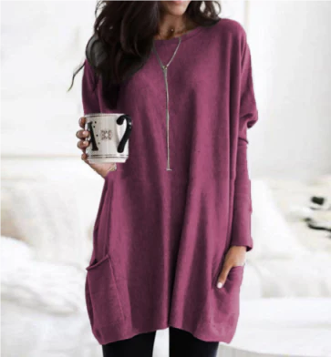 Übergroßer Langarmpullover Für Damen | Warm