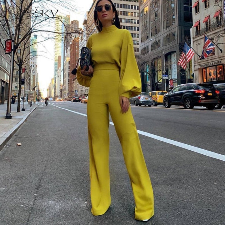Sommer Jumpsuits Mit Weitem Bein Für Damen | Formell