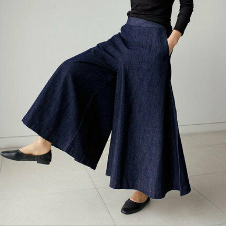 Sommerhose Mit Weitem Bein Für Damen | Klassiker