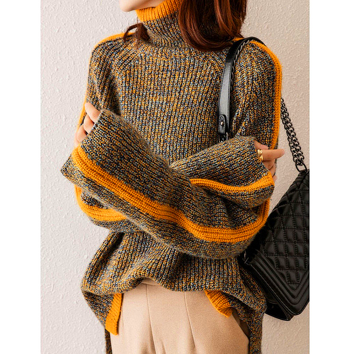 Stylischer Rollkragenpullover für Damen | Gemütlich