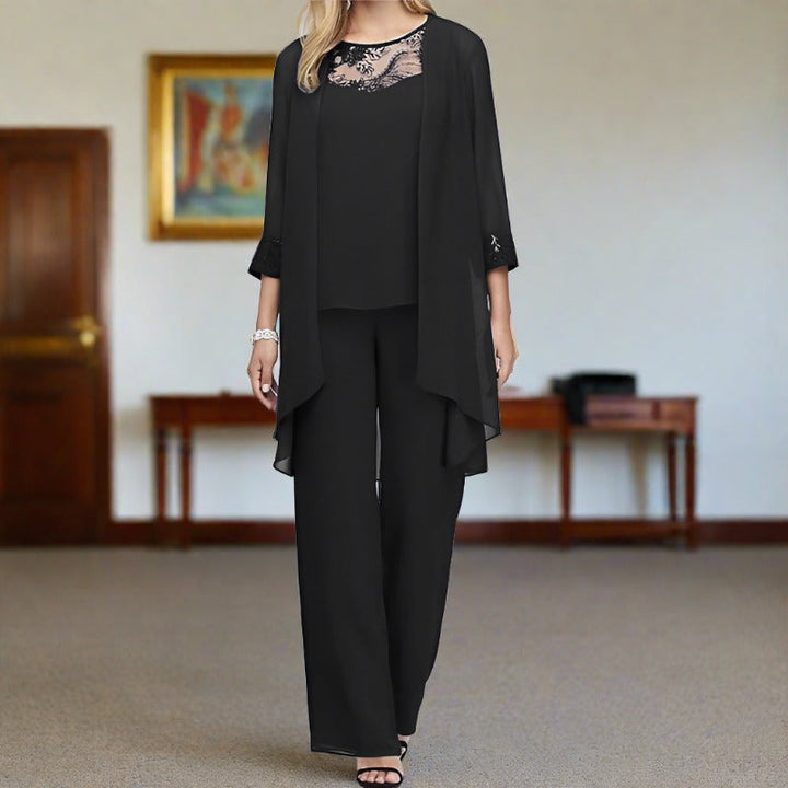Dreiteiliges Formelles Damen Set | Elegant