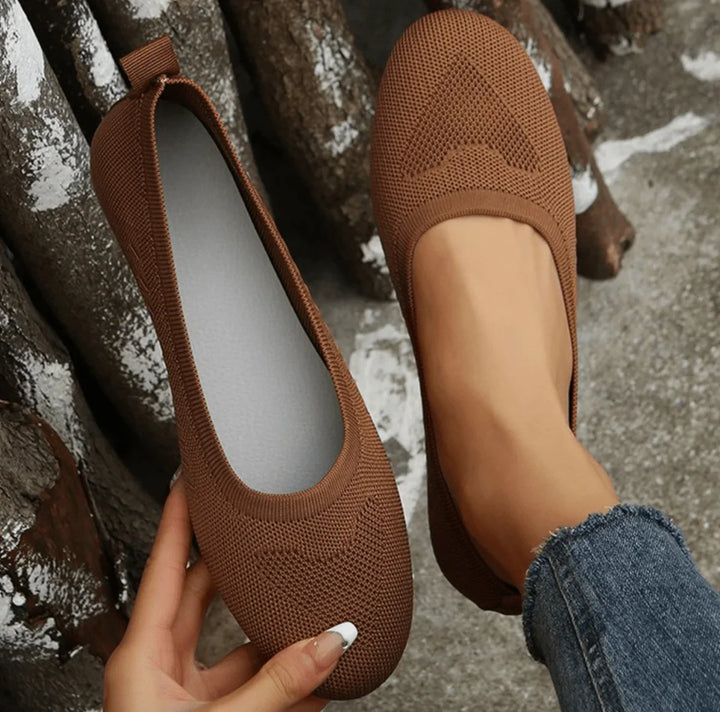 Damen Strickschuhe Zum Hineinschlüpfen | Bequem
