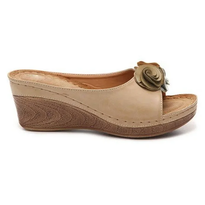 Bequeme Orthopädische Damen Sandalen | Keilabsatz