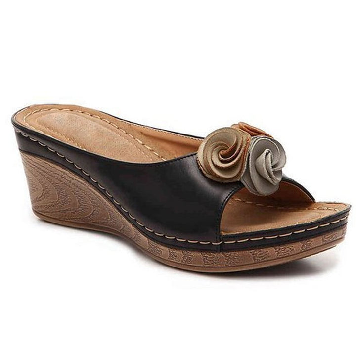 Bequeme Orthopädische Damen Sandalen | Keilabsatz