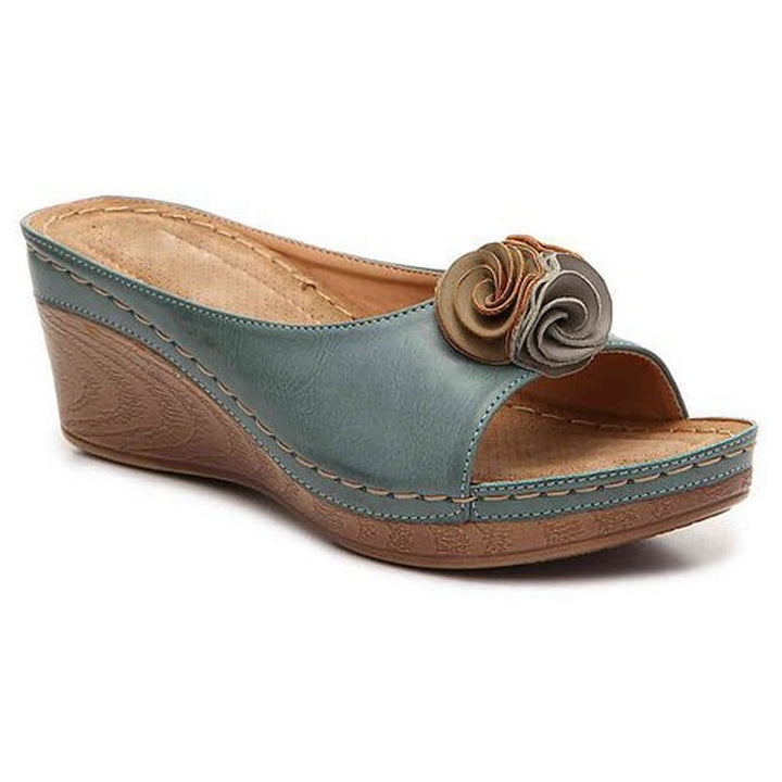 Bequeme Orthopädische Damen Sandalen | Keilabsatz