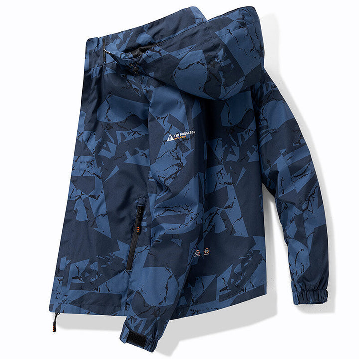 Stylische Skijacke für Herren | Mit Kapuze