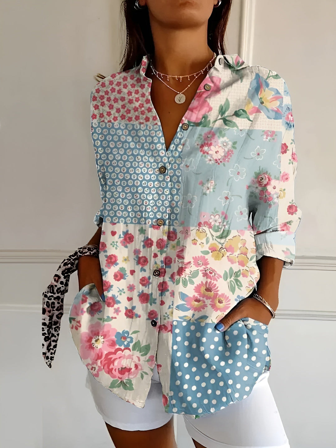 Stilvolles Button Down Hemd Für Damen | Langarm