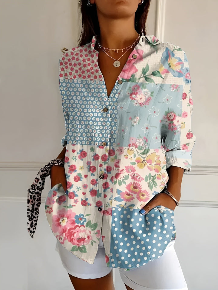 Stilvolles Button Down Hemd Für Damen | Langarm