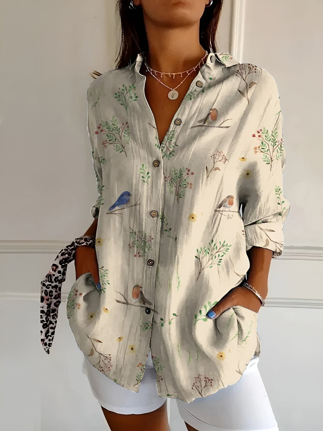 Stilvolles Button Down Hemd Für Damen | Langarm