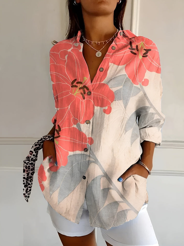 Stilvolles Button Down Hemd Für Damen | Langarm