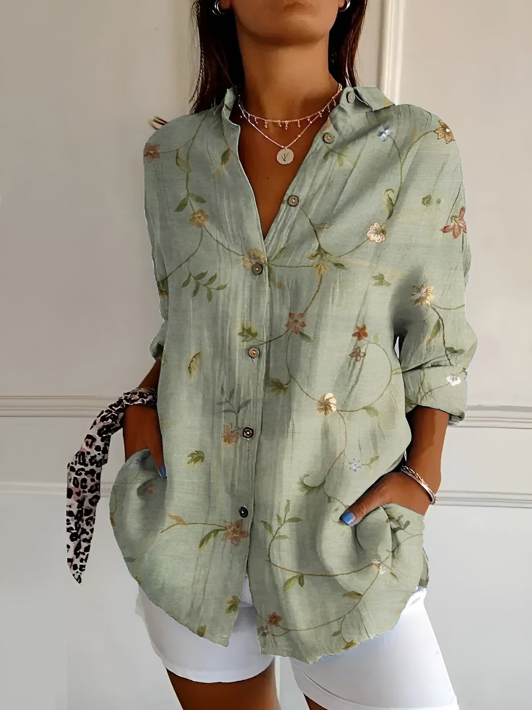Stilvolles Button Down Hemd Für Damen | Langarm