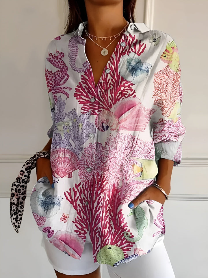 Stilvolles Button Down Hemd Für Damen | Langarm