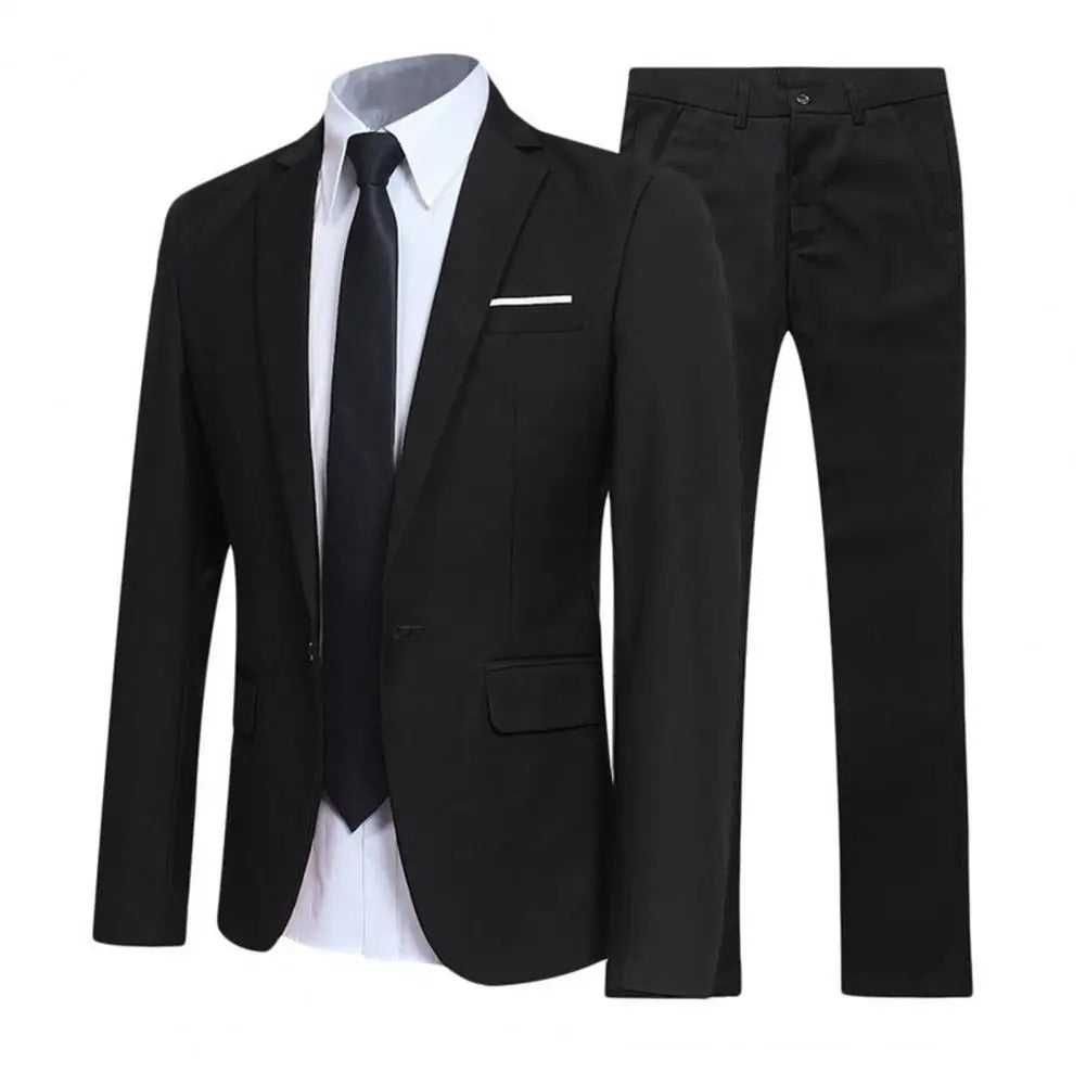 Zweiteiliger Formeller Hochzeitsgastanzug Für Herren | Elegant