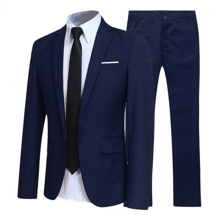 Zweiteiliger Formeller Hochzeitsgastanzug Für Herren | Elegant