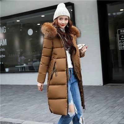 Carla | Damen Stylische Puffer Winterjacke | Warme
