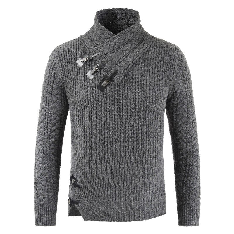 Herren Strick Warme Pullover | Langarm