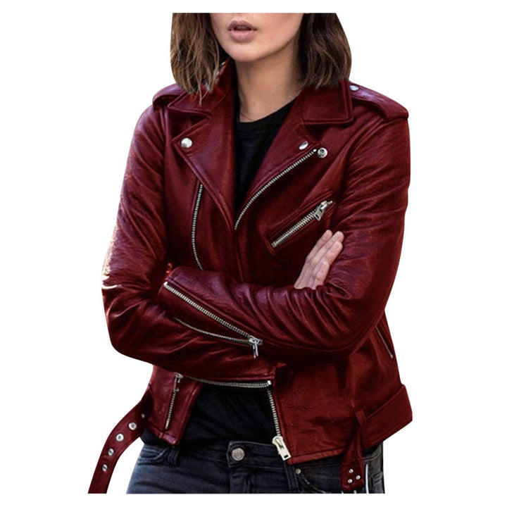 Lässige Bikerjacke für Damen | Mit Reißverschluss