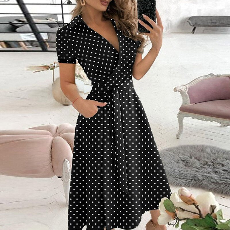 Schickes Sommerkleid Für Damen | Midi